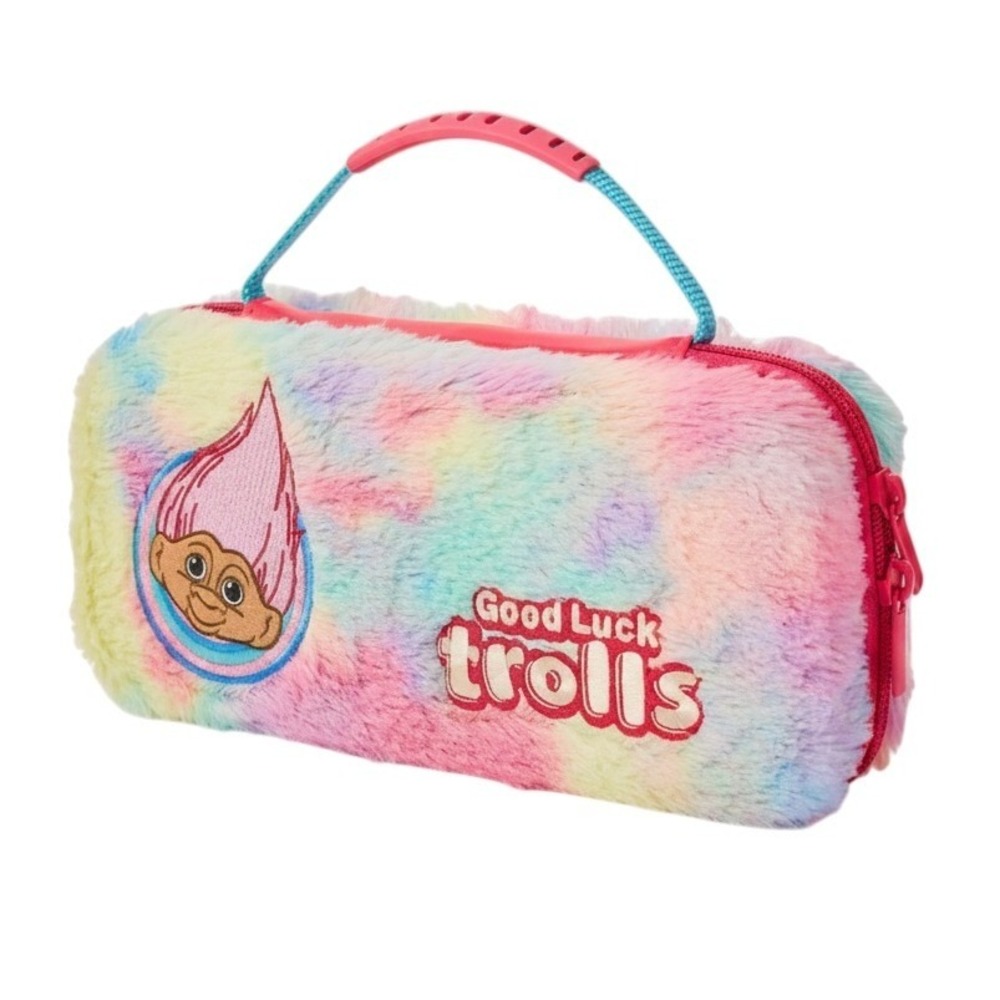 Numskull Good Luck Trolls Hard Shell Travel Case for Nintendo Switch Console